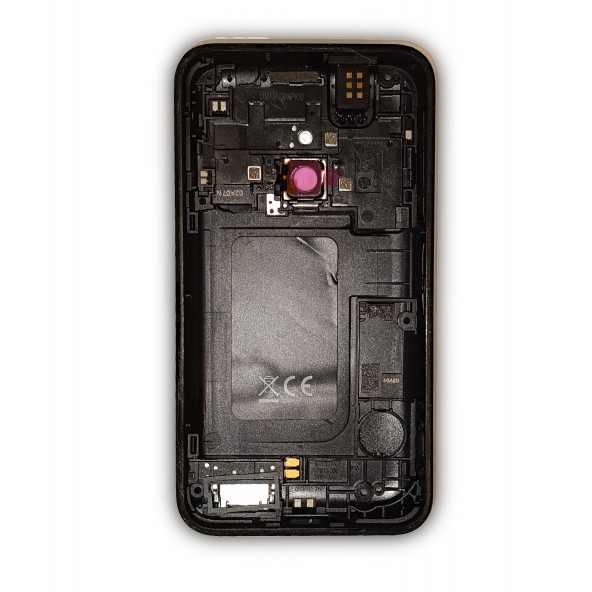 Nokia Lumia 620 Arka Kapak Nokia uyumlu Lumia 620 Siyah Arka Kapak Yan Tuş Takımı Anten Buzzer Hoparlör ürün görseli 1