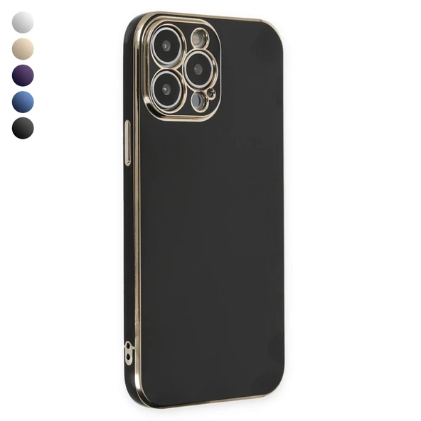 iPhone 14 Pro Max Kılıf Luxury Seri Kamera Korumalı Silikon Kapak ürün görseli 1