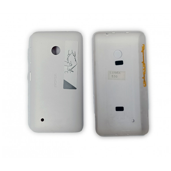 Nokia Lumia 530 Arka Kapak Nokia uyumlu Lumia 530 Beyaz Arka Kapak Yan Tuş Takımı ürün görseli 1