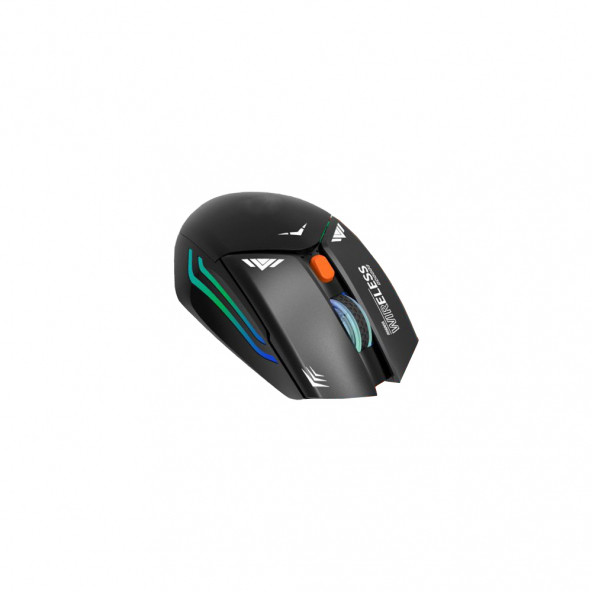 Zuidid BWM1 USB Alıcılı 2.4G RGB Işıklı Şarj Edilebilir Optik Kablosuz Mouse ürün görseli 1