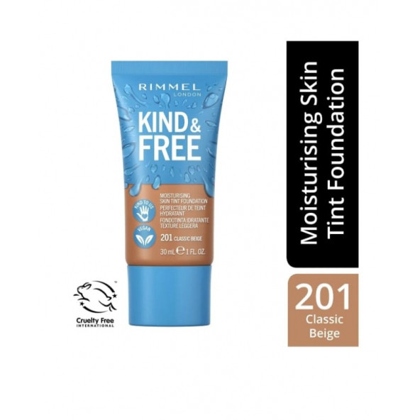 Rimmel London Kind Free Foundation 201 Classic Beige ürün görseli 1