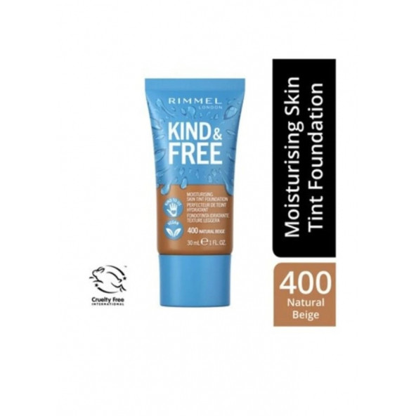 Rimmel London Kind Free Foundation 400 Natural Beige ürün görseli 1