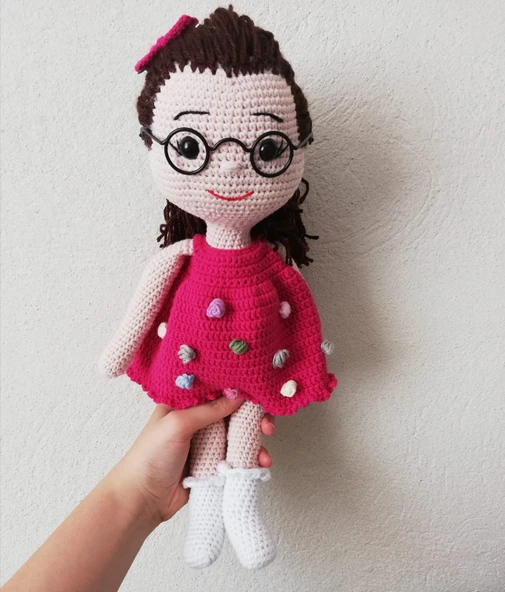 Gülçiçek Bebek Amigurumi Organik Oyuncak ürün görseli 1