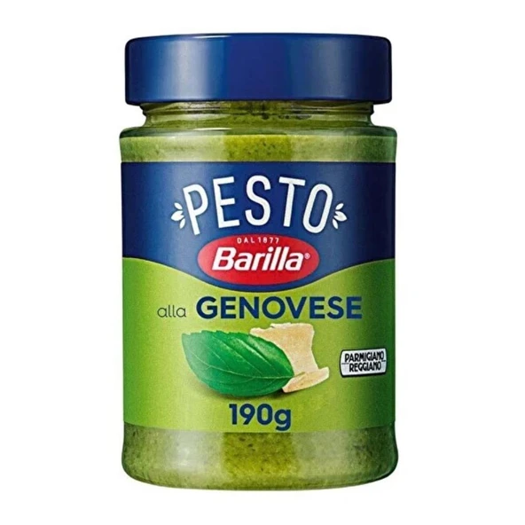 Barilla Fesleğenli Pesto Genovese Katkısız Makarna Sosu 190 g e ürün görseli 1