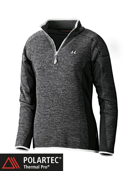 Ferrino Bayan Cheneil Anorak Polar Ceket  Gri.Siyah M ürün görseli 1