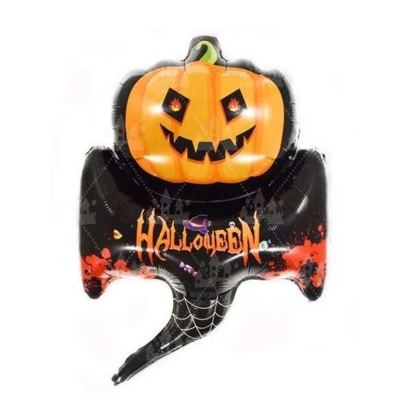 Halloween Uçan Balkabağı Folyo Balon 88x61 cm ürün görseli 1