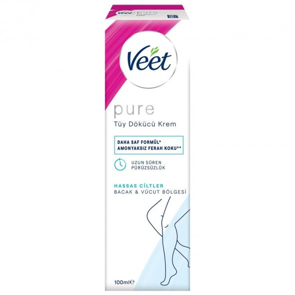 VEET PURE TÜY DÖKÜCÜ KREM HASSAS CİLTLER 100 ML ürün görseli 1