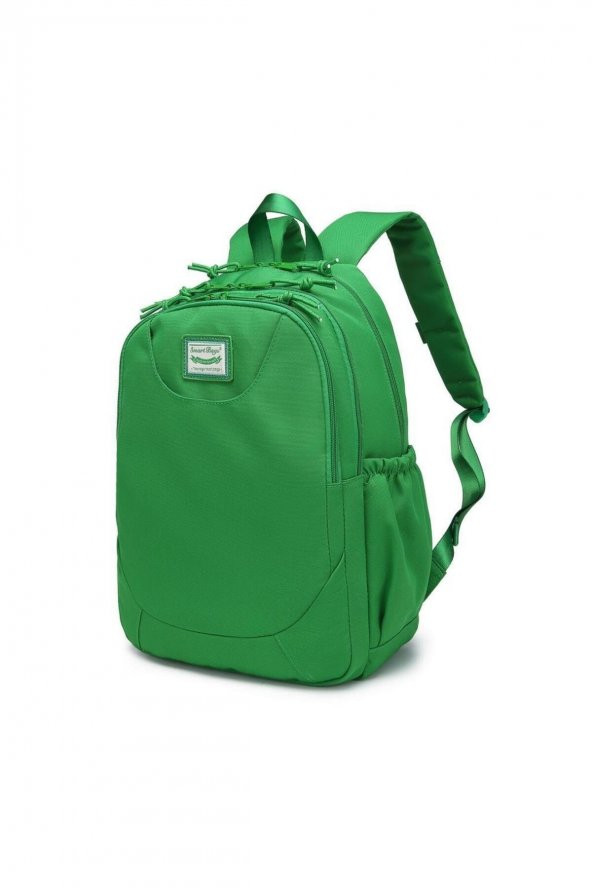 Bagacar Smart Bag 3199 Okul ve Günlük Laptop Bölmeli Sırt Çantası Yeşil ürün görseli 1