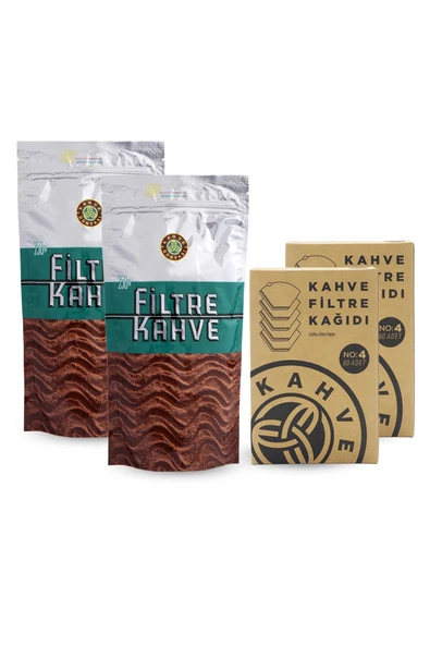 Kahve Dünyası 2li Filtre Kahve Kağıdı (80x2) + 2 adet filtre kahve ürün görseli 1