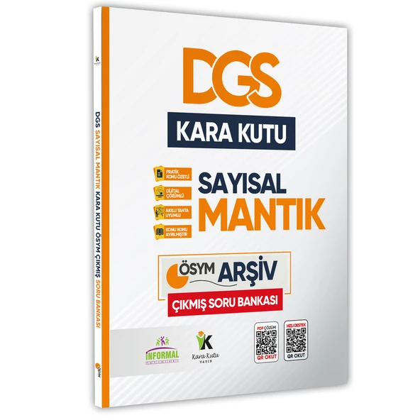 DGS SAYISAL Mantık Kara Kutu Konu Özetli Dijital Çözümlü ÖSYM Çıkmış Soru Havuzu Bankası ürün görseli 1