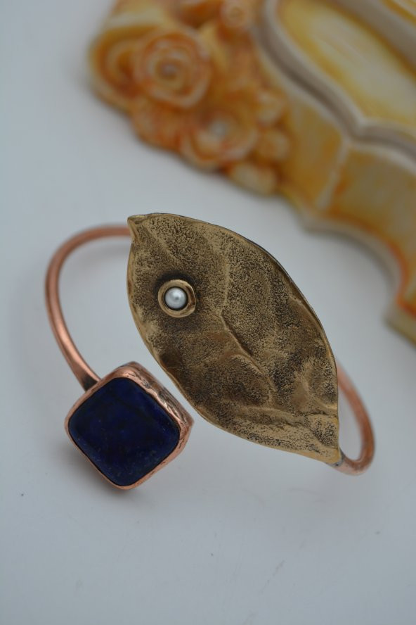 STONEAGE LAPİS LAZULİ TAŞLI TASARIM BİLEKİK ürün görseli 1