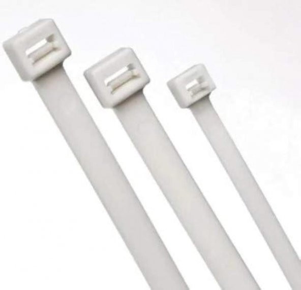 Kablo Bağı (Cırt Kelepçe) Beyaz 3.6x250 MM (100adet) ürün görseli 1