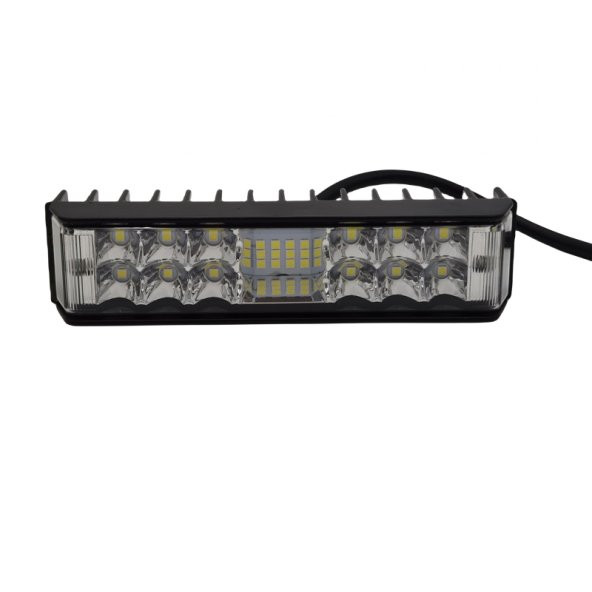 Offroad sis lambası 34 led 20w turuncu-beyaz çakarlı 12-30v ADET / LASS296-1 ürün görseli 1