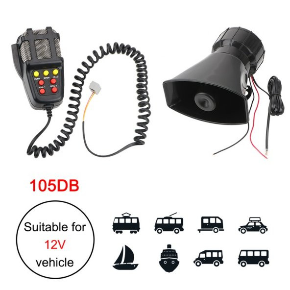 7 sesli 100w siren / SSSR51 - Resim 4