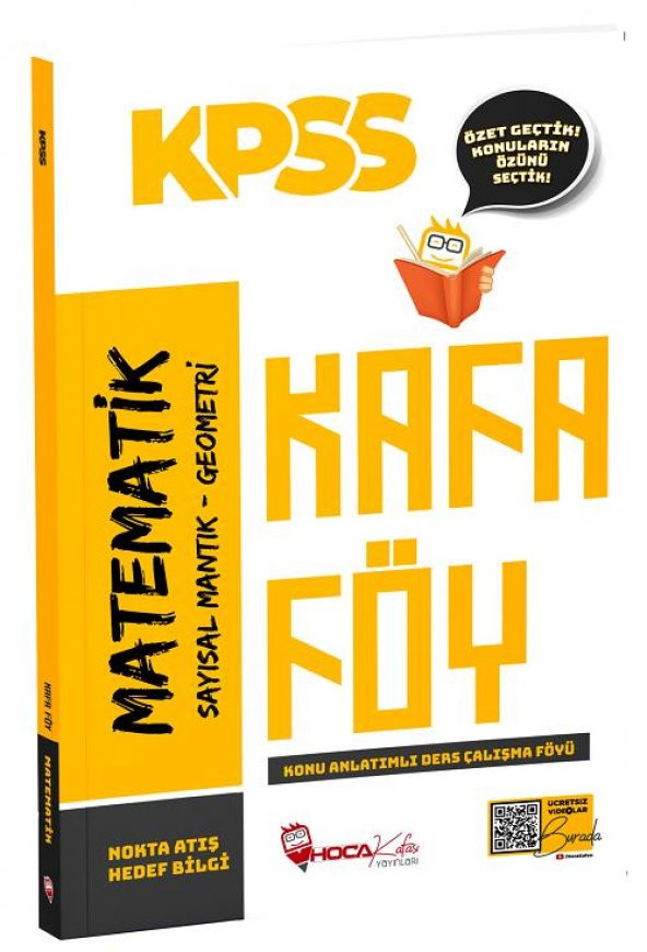 KPSS Matematik Konu Anlatımlı Kafa Föy Hoca Kafası ürün görseli 1