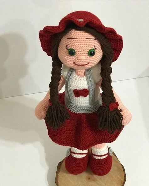 Meral Bebek Amigurumi Organik Oyuncak ürün görseli 1