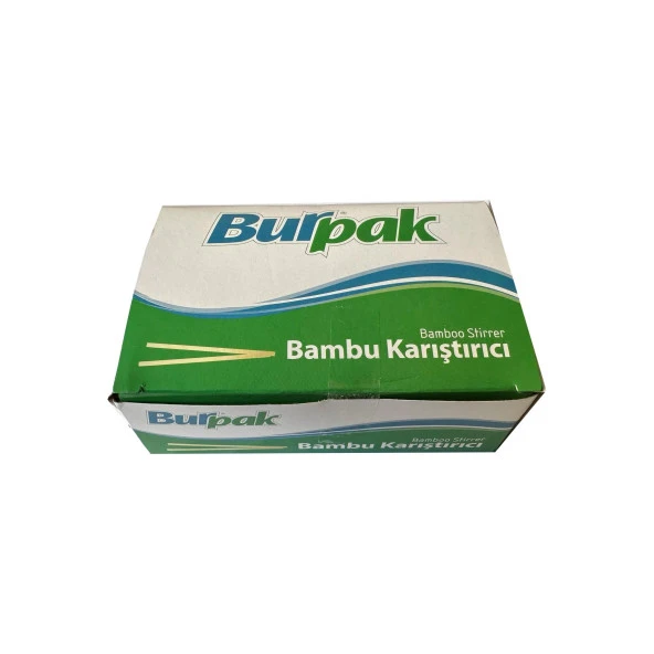 Burpak Tahta Ahşap Bambu Çay Kahve Karıştırıcı Çubuk Kaşık - 11 Cm. - 400 Adetlik Paket ürün görseli 1