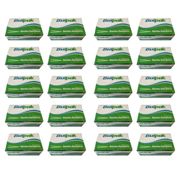 Burpak Tahta Ahşap Bambu Çay Kahve Karıştırıcı Çubuk Kaşık - 11 Cm. - 400 Adetlik 20 Paket ürün görseli 1