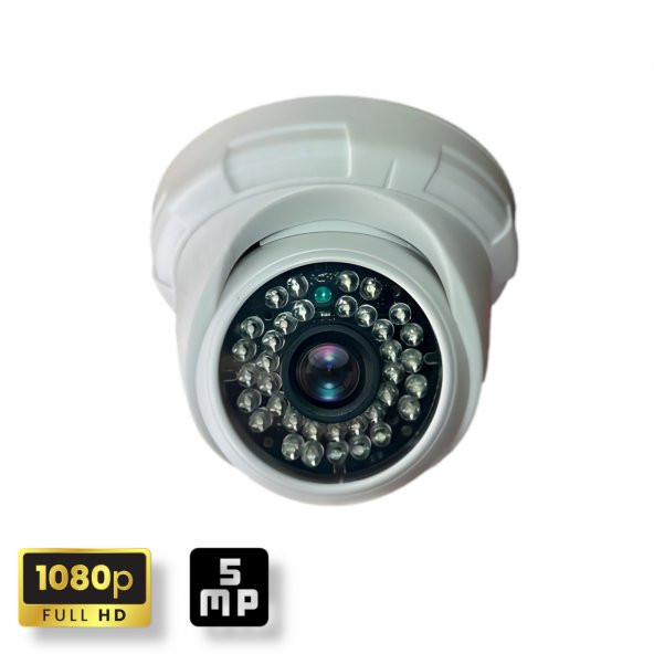1080P 5 MP Sony Lens 36 IR LED Dome İç Mekan Güvenlik Kamerası D136B ürün görseli 1