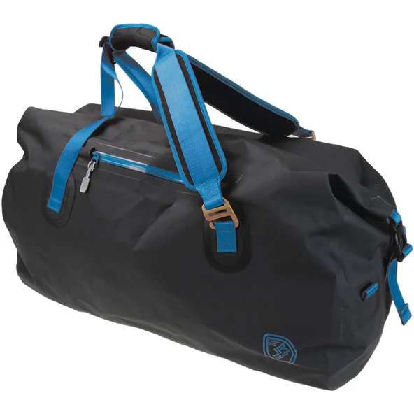 Jr Gear Roll Top Vinyl Duffel Su Geçirmez Spor Çanta 100 Litre-SİYAH-MAVİ ürün görseli 1