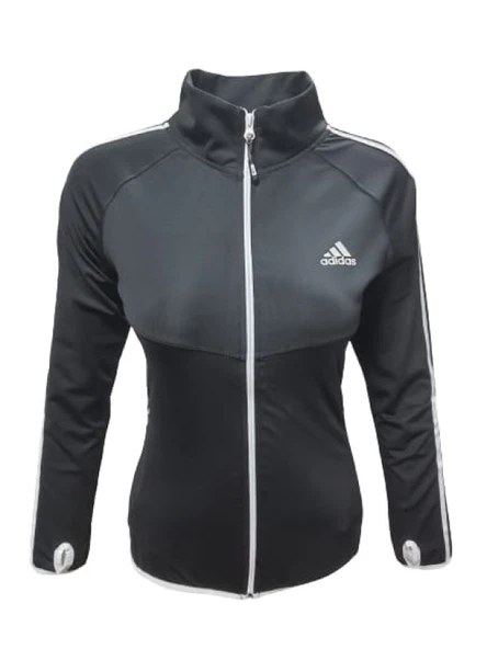 Adidas A0780 Kadın Dalgıç Şeritli Kapüşonlu Sweatshirt - Resim 4