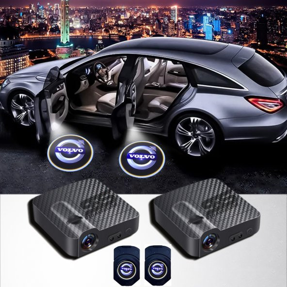 Volvo Kapı Altı Logo Araç İçi Pilli 2 Adet ürün görseli 1