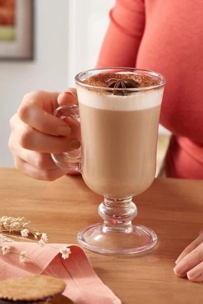 Paşabahçe 6 Adet Irısh Kulplu Latte Bardak 55141 230 CC ürün görseli 1