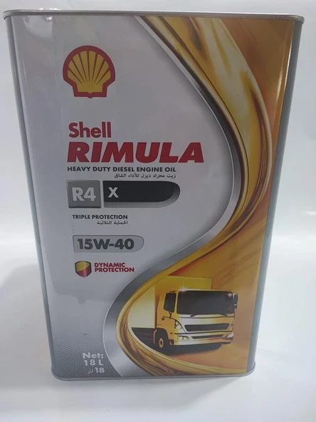 SHELL RİMULA R4 15W-40 MOTOR YAĞI 18 Litre ürün görseli 1