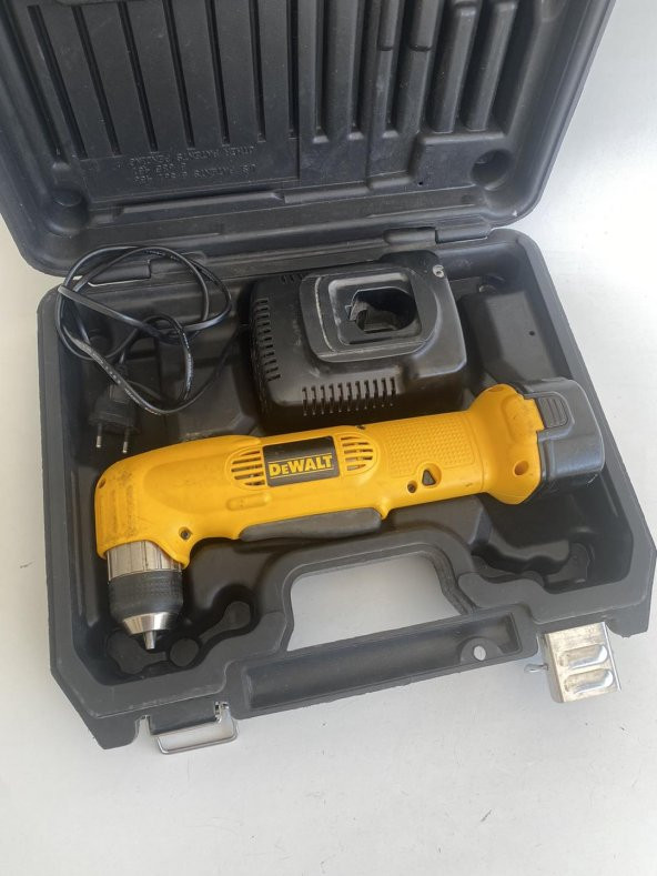 Dewalt DW955 Dik Açılı Köşe Matkap ve Şarj Aleti Set 2.El ürün görseli 1