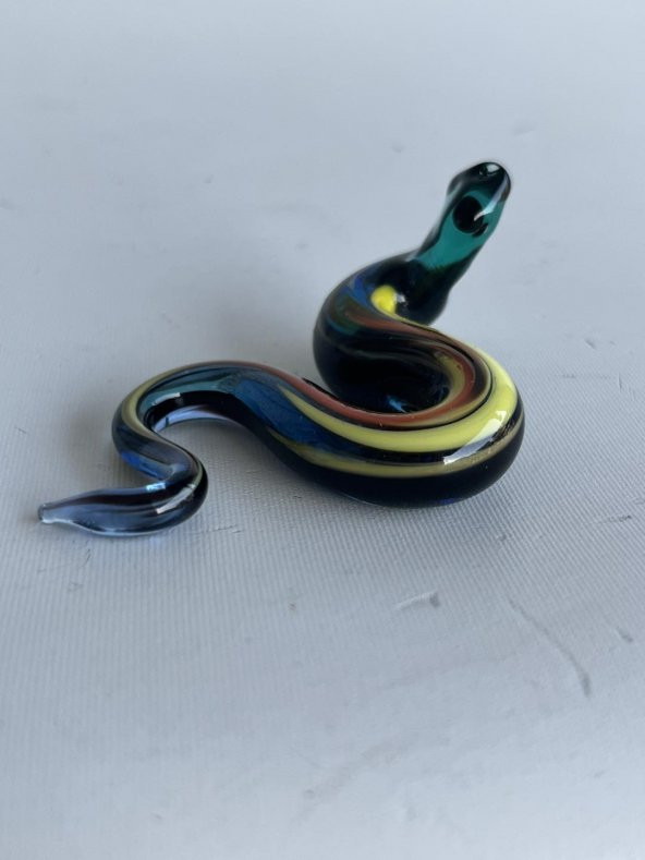 El Yapımı Murano Cam Yılan Biblo A85-02 - Resim 2