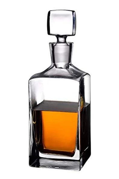 Paşabahçe Nudeglass Square Kristal Karaf Viski Şişesi 1 Adet 92380 ürün görseli 1