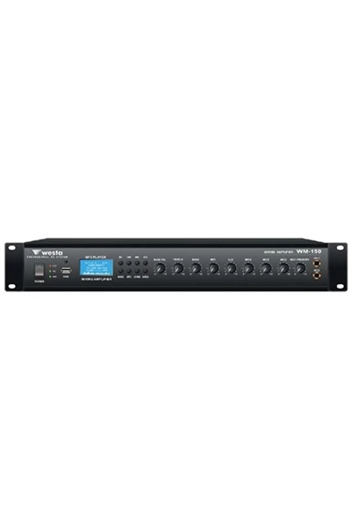 Westa WM-150 - 150W 100V/8 ohm Mikser Amfi ürün görseli 1