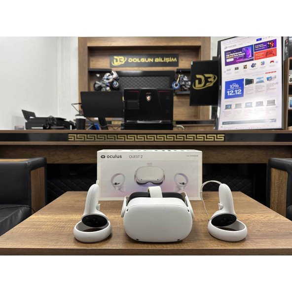 PTTAVM: Oculus Quest 2 128Gb Vr Sanal Gerçeklik Gözlüğü (İkinci El)