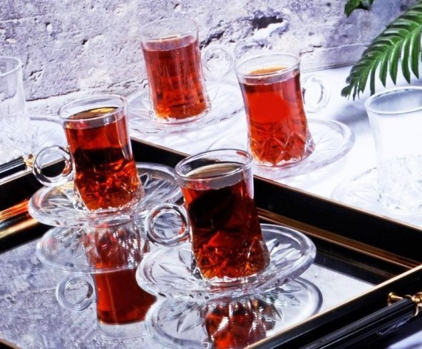 Kosova Cam 6lı Çay Seti 0107 ürün görseli 1