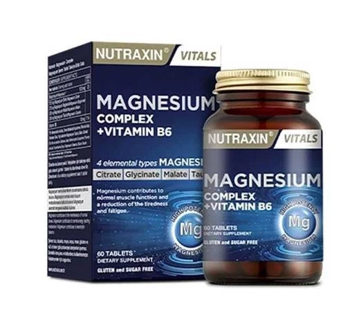 Nutraxin Magnesium Complex Vitamin B6 60 Tablet ürün görseli 1
