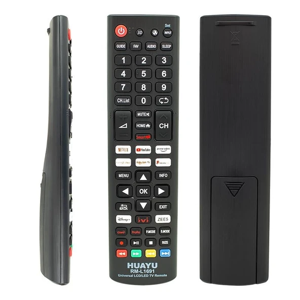 HUAYU KL RM-L1691 NETFLIX-YOUTUBE-GOOGLE PLAY TUŞLU UNIVERSAL LCD LED TV KUMANDA ürün görseli 1