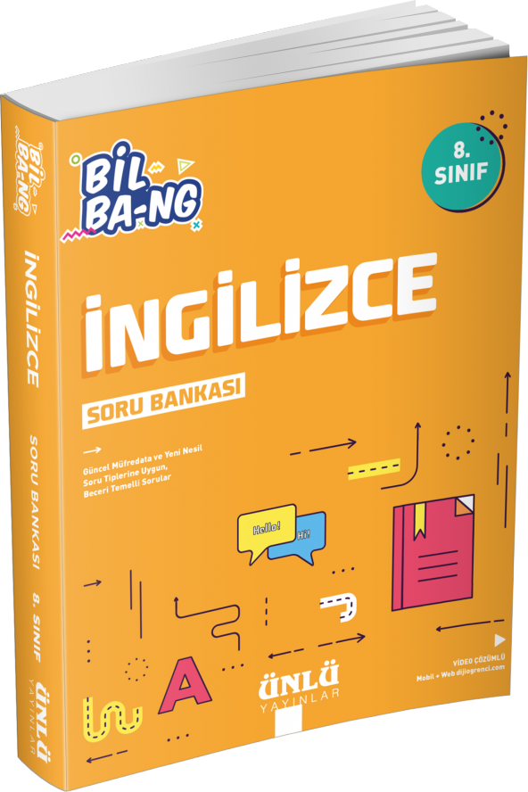 Ünlü 8. Sınıf Bil Ba-ng İngilizce Soru Bankası ürün görseli 1