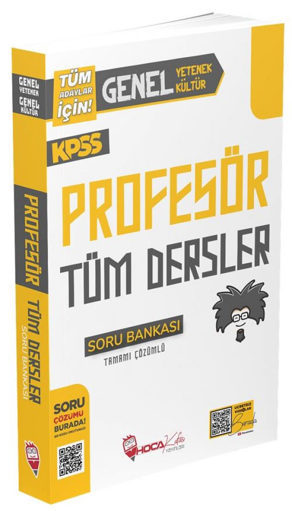 KPSS Genel Yetenek Genel Kültür Profesör Soru Bankası Çözümlü Hoca Kafası Yayınları ürün görseli 1