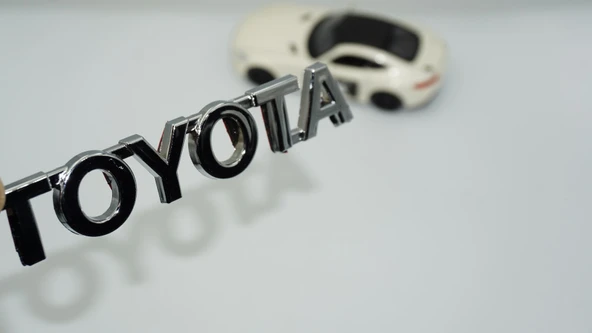 DK Tuning Toyota 11,5cm Bagaj 3M 3D Krom ABS Logo Amblem ürün görseli 1