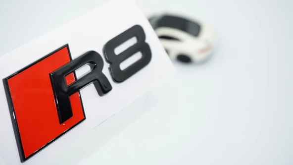 DK Tuning R8 Bagaj Siyah 3M 3D Yazı Logo Audi İle Uyumlu ürün görseli 1