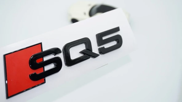 DK Tuning SQ5 Siyah ABS 3M 3D Bagaj Logo Audi İle Uyumlu ürün görseli 1