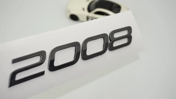 DK Tuning Peugeot Yeni 2008 Ön Kaput 3M 3D Gri ABS Yazı Logo ürün görseli 1