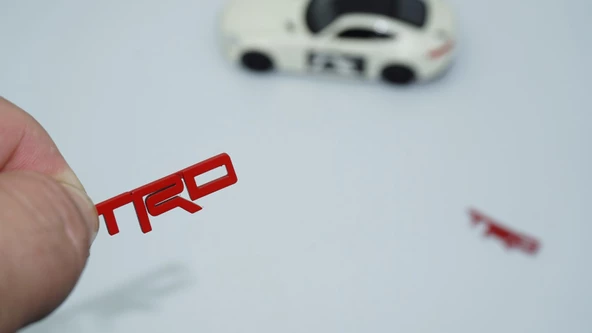 DK Tuning TRD Direksiyon Kırmızı Logo Amblem Toyota İle Uyumlu ürün görseli 1