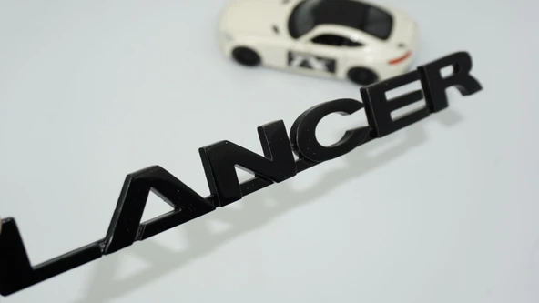 DK Tuning Lancer Siyah Bagaj Yazı Logo Mitsubishi İle Uyumlu ürün görseli 1