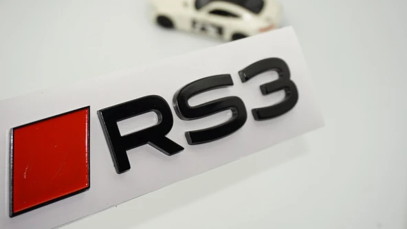 DK Tuning RS3 2025+ Bagaj Kırmızı Siyah 3M Yazı Logo Audi İle Uyumlu ürün görseli 1