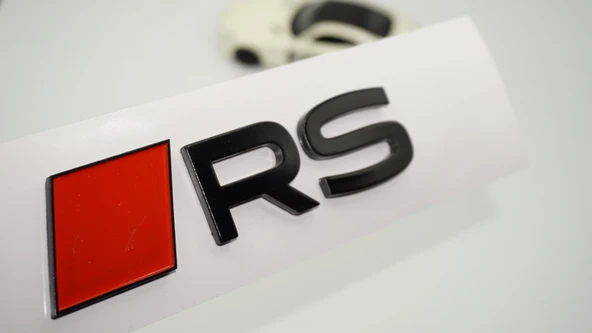 DK Tuning RS 2025+ Bagaj Kırmızı Siyah 3M Yazı Logo Audi İle Uyumlu ürün görseli 1