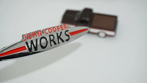 DK Tuning Mini John Cooper Works Bagaj 13cm Metal Logo Arma ürün görseli 1