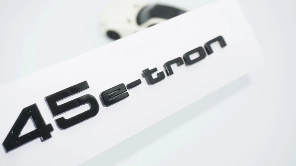 DK Tuning 45 e-tron Bagaj Siyah ABS Yazı Logo Audi İle Uyumlu ürün görseli 1