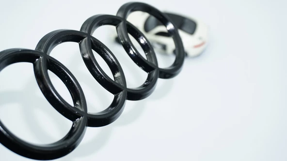 DK Tuning Audi TT Ön Kaput 188mm Siyah Halka Rozet Amblem Arma ürün görseli 1