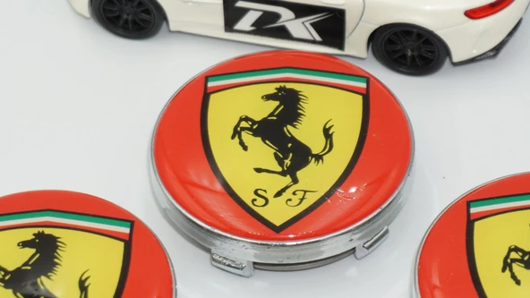DK Tuning Ferrari Jant Göbeği Kapak Seti 60mm - Resim 3